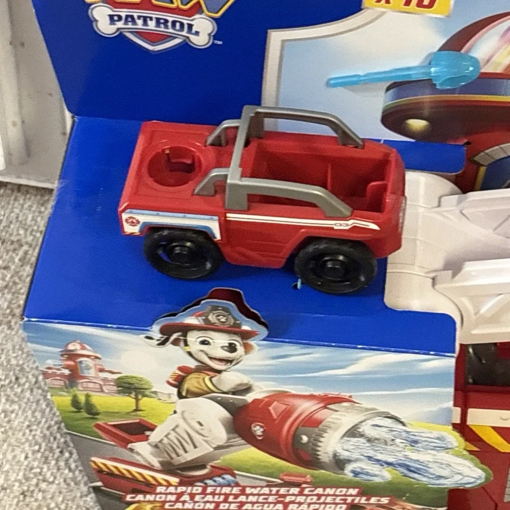Paw Patrol Fire Rescue Rapid Reload Fire Truck Vehicle with Projectile Launcher